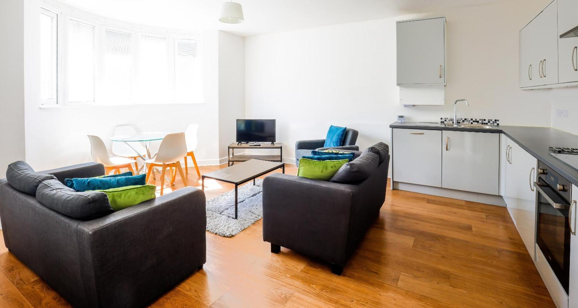 Modern, City Living Apartments- Private Parking Оксфорд Номер фото